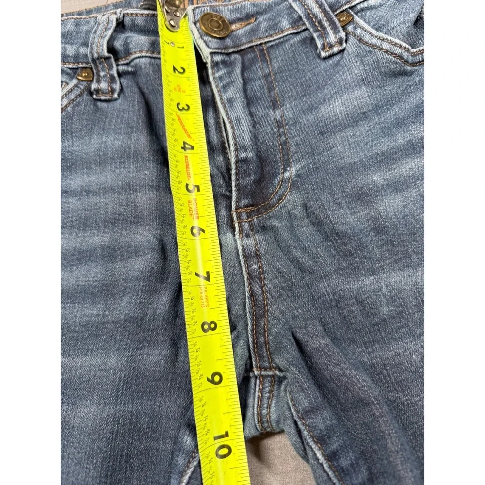 Kut From The Kloth Jeans Donna Skinny Ankle Step Fray Hem Denim Size 4 Boho Arts - Picture 12 of 15